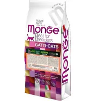 Dry food for cats Monge Cat Bwild Grain Free Salmon 10 kg (8009470005203)