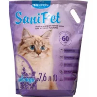 Toilet filler Priroda Sani Pet silica gel with lavender aroma 7.6 l (4823082434190)