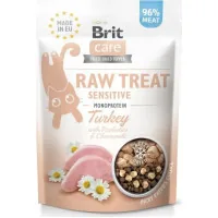 Ласощі для котів Brit Care Raw Treat Sensitive Freeze-dried 40 г - індичка (8595602569571)