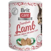 Ласощі для котів Brit Care Superfruits Lamb 100 г - ягня (8595602555697)