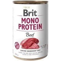 Вологий корм для собак Brit Care Mono Protein Beef з яловичиною (8595602555338)