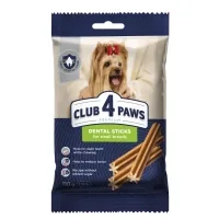Ласощі для собак Club 4 Paws Жувальні палички для дорослих собак малих порід 110 г (4820269143029)