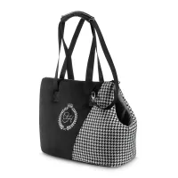 Pet carrier Chloe's Home Porto 64x34x25 cm black (CLH8324)