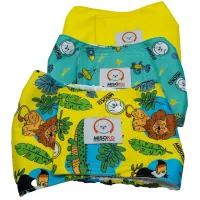 Animal diapers MISOKO&CO reusable for males, S 3 pcs. Holidays (HAINMSK63981RIN)