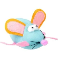 Cat Toy Hippie Pet Vibrating Mouse Blue 11cm (HIPCT19019)
