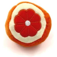 Іграшка для котів Hippie Pet Апельсин 8 см (HIPCT2304042-3)