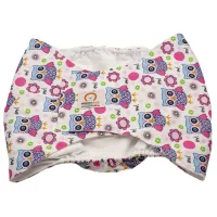 Animal Diapers MISOKO&CO MISOKO&CO Reusable Diaper for Males, L (Owls) (HAINMSK63106)