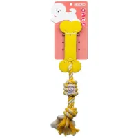 Dog toy MISOKO&CO Rope yellow 35.5 cm (MSKTXDT5303-G)