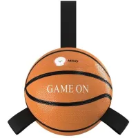 Dog toy MISOKO&CO Inflatable ball in the shape of a basketball orange 18.5 cm (KINMSK70114)