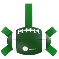 MISOKO&CO Dog Toy Inflatable Rugby Ball Green 41cm (KINMSK70117)