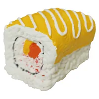 Dog toy MISOKO&CO Sushi shape yellow 4.4 cm (BEIRJ03528)