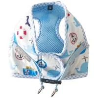 Dog harness Chloe's Home Florida marine M blue (CLH2652)