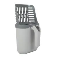 Me&Pet toilet scoop with container gray (NMP35)