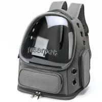 Pet carrier Lapka 42x34x27 cm gray (LPK-02)