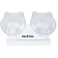 Dishes for cats Me&Pet Bowls with a stand transparent (NMP060)