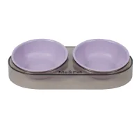 Dishes for cats Me&Pet Bowl double purple (NMP28-3)