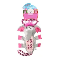 Dog toy MISOKO&CO Elephant with rope 48 cm (HANYT133724)