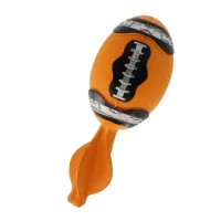 Dog toy MISOKO&CO Rocket orange and black 16.5 cm (BEIXJ00602-OJ)