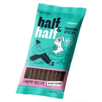 Ласощі для собак Half&Half м'ясні палички з креветкою 100 г (4820261921236)