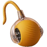Cat toy Me&Pet Interactive ball with rope yellow (NMP-47Y)
