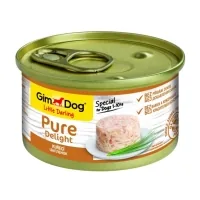 Canned food for dogs GimDog Pure Delight for miniature breeds with chicken 85 g (4002064513140)
