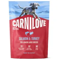 Сухий корм для собак Carnilove Active Salmon & Turkey Junior Large Breed 1.5 кг (8595602581382)