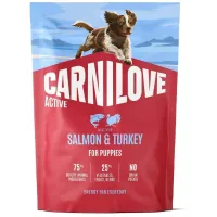 Сухий корм для собак Carnilove Active Salmon & Turkey Puppy 1.5 кг (8595602581344)