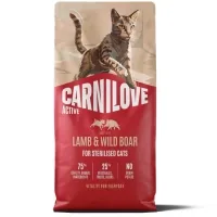 Сухий корм для кішок Carnilove Active Lamb & Wild Boar Sterilised 6 кг (8595602581467)