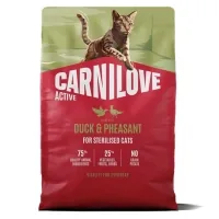 Сухий корм для кішок Carnilove Active Duck & Pheasant Sterilised 2 кг (8595602581757)