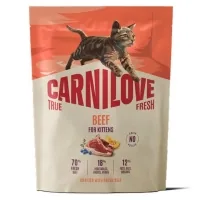 Сухий корм для кішок Carnilove True Fresh Beef Kitten 400 г (8595602582280)
