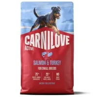 Сухий корм для собак Carnilove Active Salmon & Turkey Small Breed 4 кг (8595602581283)