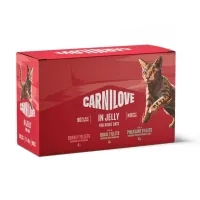 Вологий корм для кішок Carnilove Gravy Multipack в желе в асортименті 12x85 г (8595602582808)