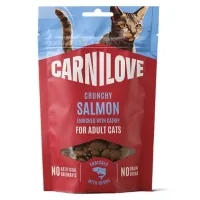 Ласощі для котів Carnilove Crunchy Snack Salmon with Catnip 50 г (8595602582525)