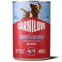 Консерви для собак Carnilove Salmon & Turkey Puppies 400 г (8595602582815)