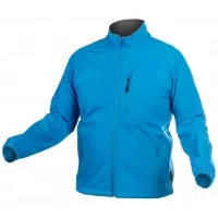 Куртка робоча Hoegert BIESE HT5K256-L SoftShell 96% поліестер/4% еластан синя, L (52) (HT5K256-L)