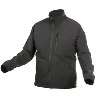 Куртка робоча Hoegert BIESE HT5K258-L SoftShell 96% поліестер/4% еластан чорна, L (52) (HT5K258-L)