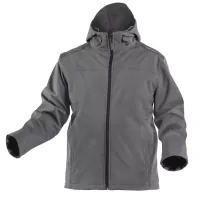 Куртка робоча Hoegert INN HT5K254-S з капюшоном SoftShell 94% поліестер/6% еластан графіт, S (48) (HT5K254-S)