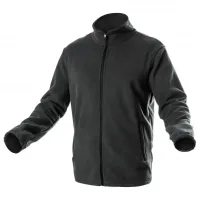 Кофта робоча Hoegert PASADER HT5K384-XL 100% поліестер чорна, XL (54) (HT5K384-XL)