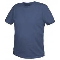 Футболка робоча Hoegert VILS HT5K427-3XL 100% бавовна темно-синя, 3XL (58) (HT5K427-3XL)