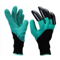 Protective gloves KAMA Garden Genie garden, rubber with claws (SM-PRGGG389)