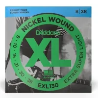 Струни для гітари D'Addario XL Nickel Wound Extra Super Light (08-38) (EXL130)