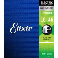 Струни для гітари Elixir 19052 Optiweb Nickel Plated Steel Light (10-46) (283943)
