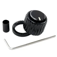Ручка для потенціометра D'Addario Loknob Large Black Plastic Knob (PW-LNL-01B)