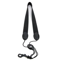 Ремінь для духових інструментів D'Addario Saxophone Fabric Neck Strap Tenor/Baritone - Snap Hook (Black) (SLA13)