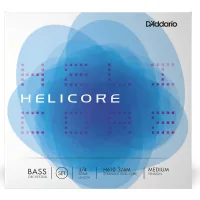 Струни для контрабаса D'Addario Helicore Orchestral Bass String Set 3/4 Scale Medium Tension (H610 3/4M)