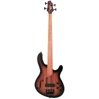 Bass guitar Cort B4FL MHPZ (Open Pore Trans Black Burst)
