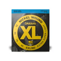 Guitar strings D'Addario XL Nickel Wound Bass Extra Super Light (35-95) (EXL180)