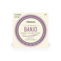 Guitar Strings D'Addario Banjo Nickel Plated Steel Custom Medium (11-22) (EJ57)