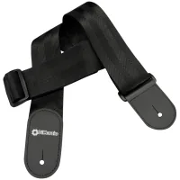 Ремінь для гітари DiMarzio Nylon With Leather Ends Black (DD3100NBK)