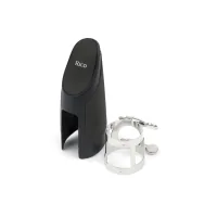D'Addario Rico Ligature & Cap For Alto Sax Nickel-Plated (RAS1N)